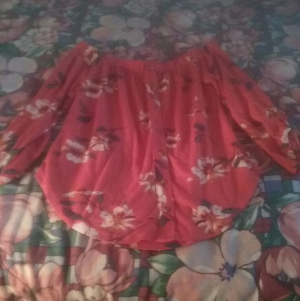 Orange junior top